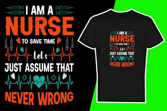 Embroidery Design: I AM a NURSE to SAVE TIME