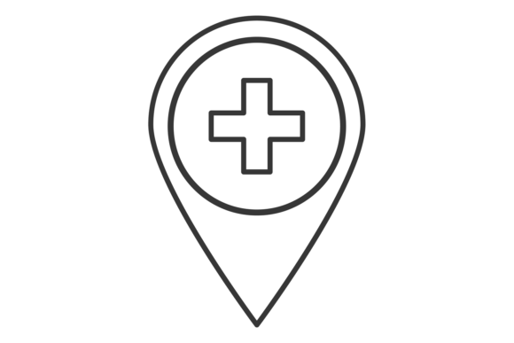 Hospital Geo Pointer: A Versatile Medical Embroidery Design