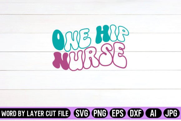 One Hip Nurse Retro Design: A Stylish Embroidery Choice