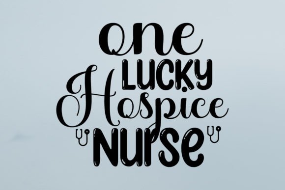 One Lucky Hospice Nurse: A Heartfelt Embroidery Design