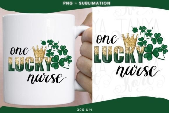 One Lucky Nurse Png for Irish Day Embroidery
