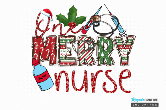 One Merry Nurse Png Design: A Closer Look