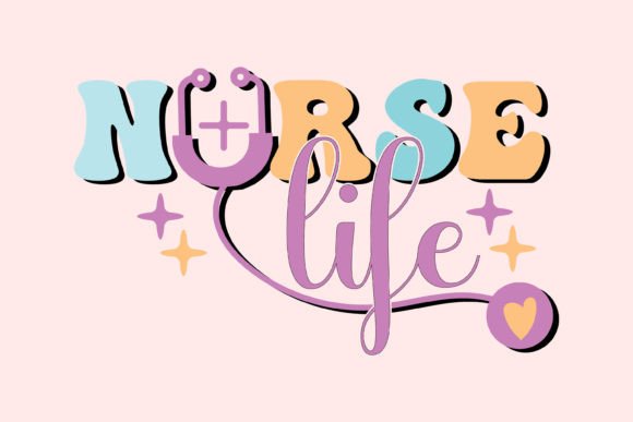 Retro Nurse Design for Embroidery Projects