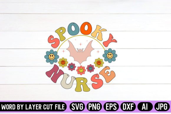 Spooky Nurse Retro Design: A Charming Addition